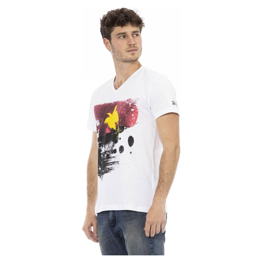 Trussardi Action White Cotton Men's T-Shirt