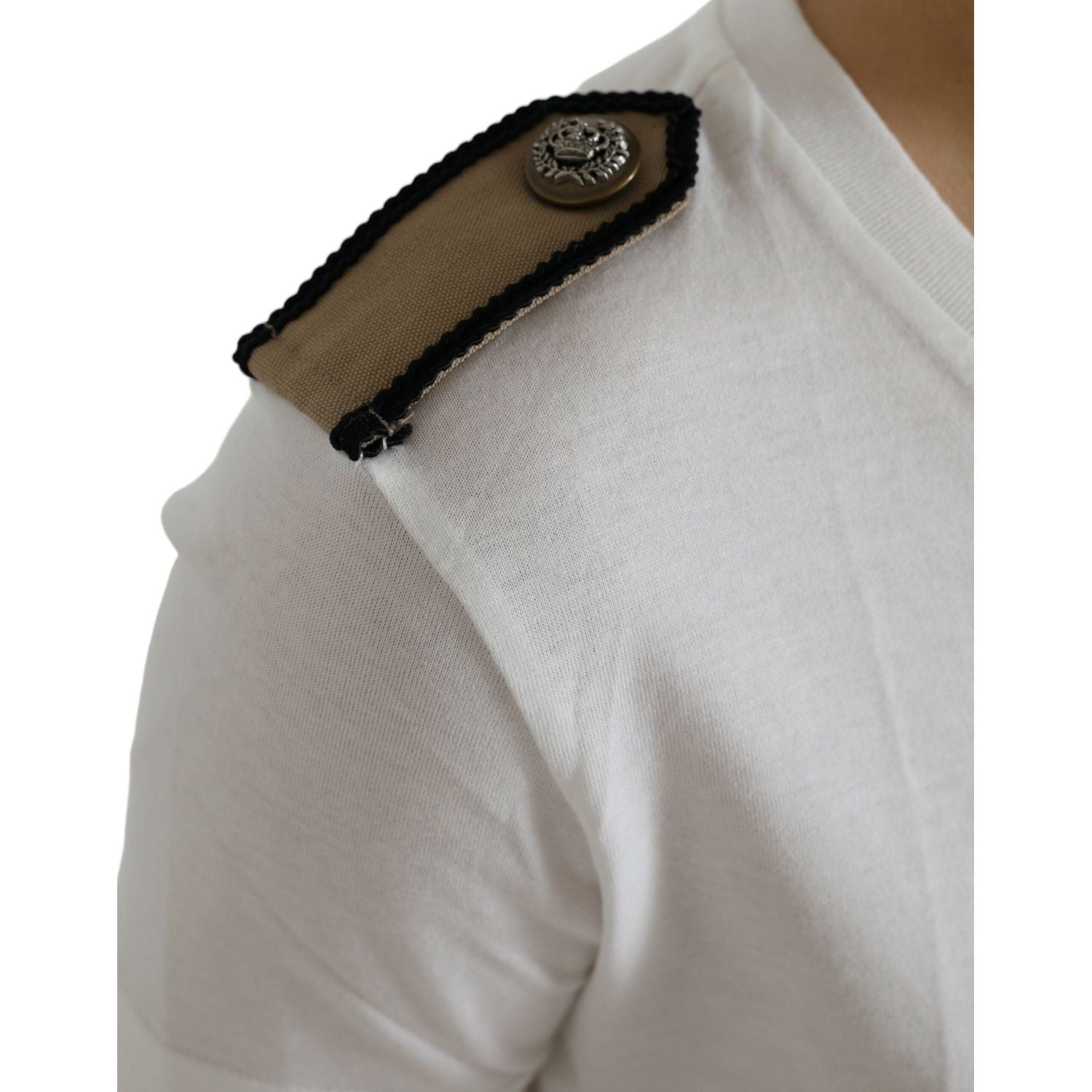 优雅单色圆领 T 恤