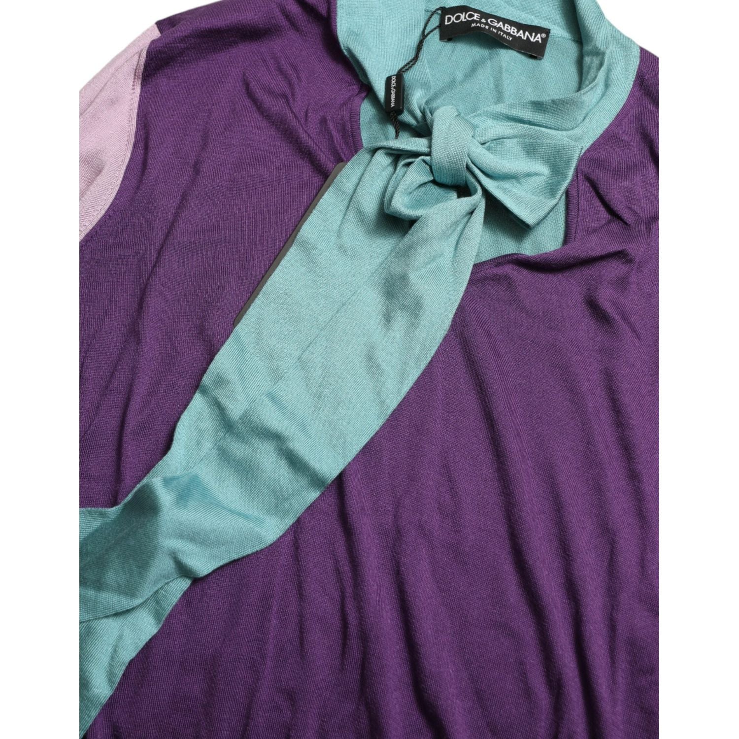 سترة من الحرير متعدد الألوان من دولتشي آند غابانا