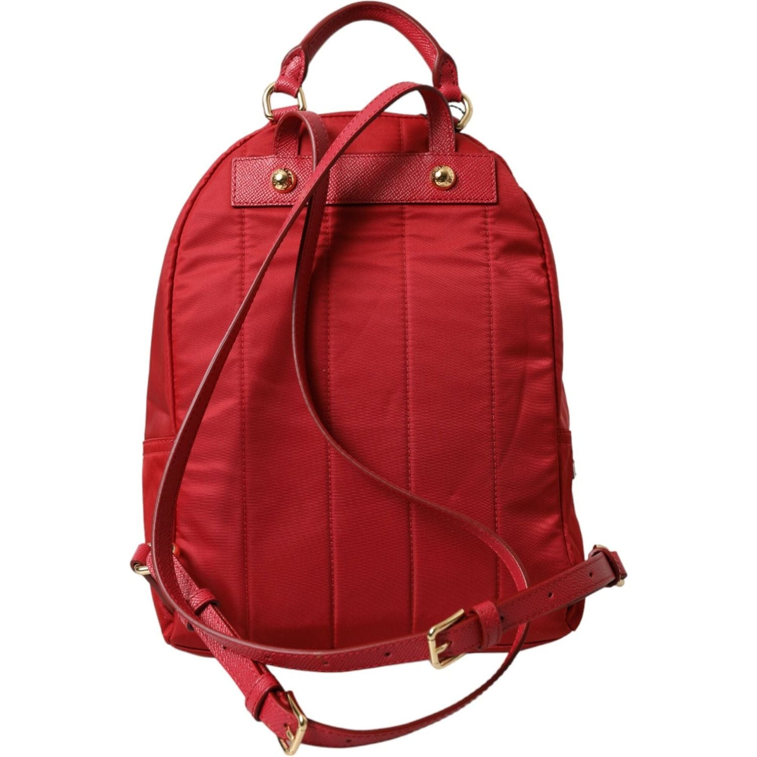 Dolce & Gabbana Red #DGFAMILY Embellished Backpack VULCANO Bag