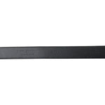 Dolce & Gabbana Black Goat Leather Antique Metal Buckle Belt