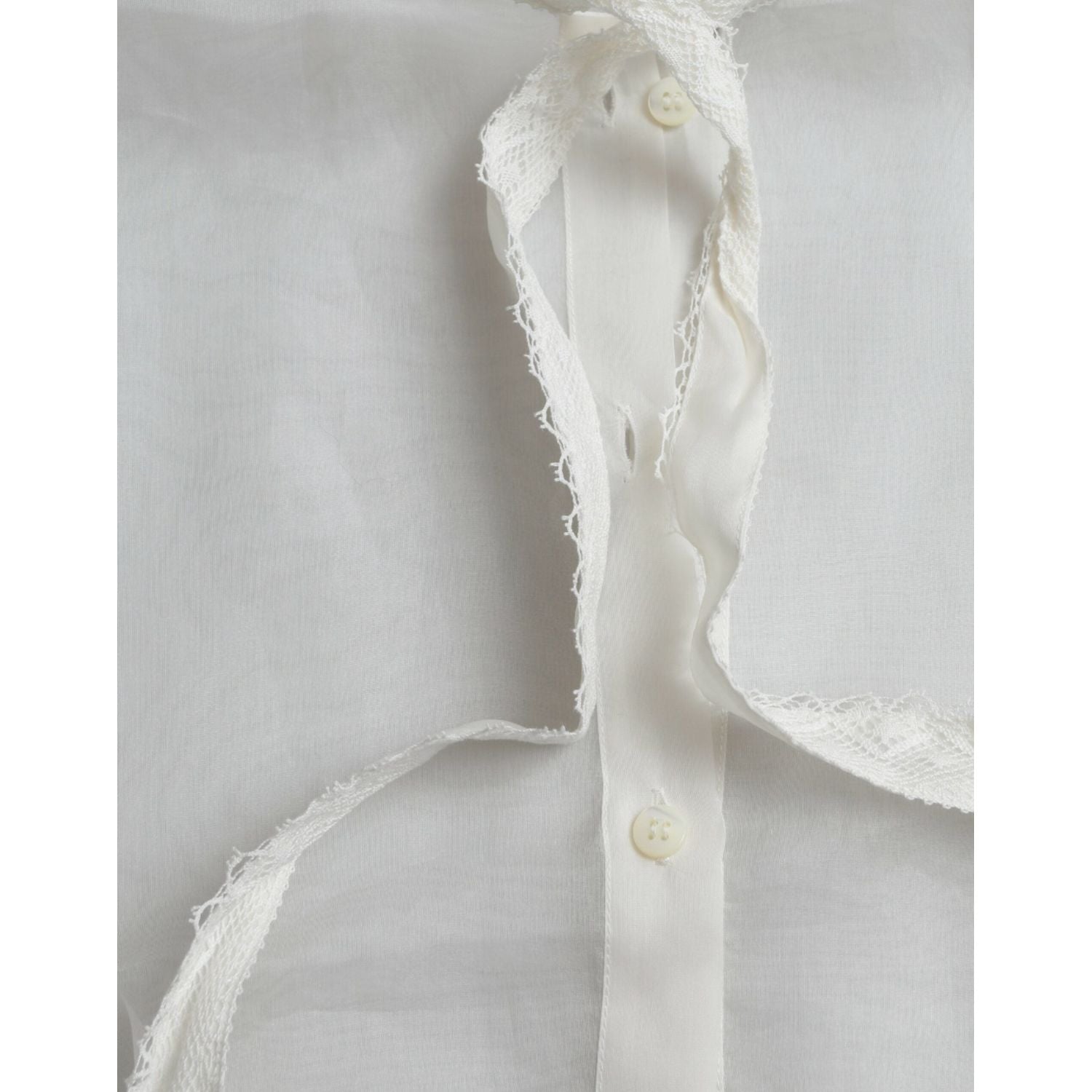 优雅丝绸混纺长袖衬衫