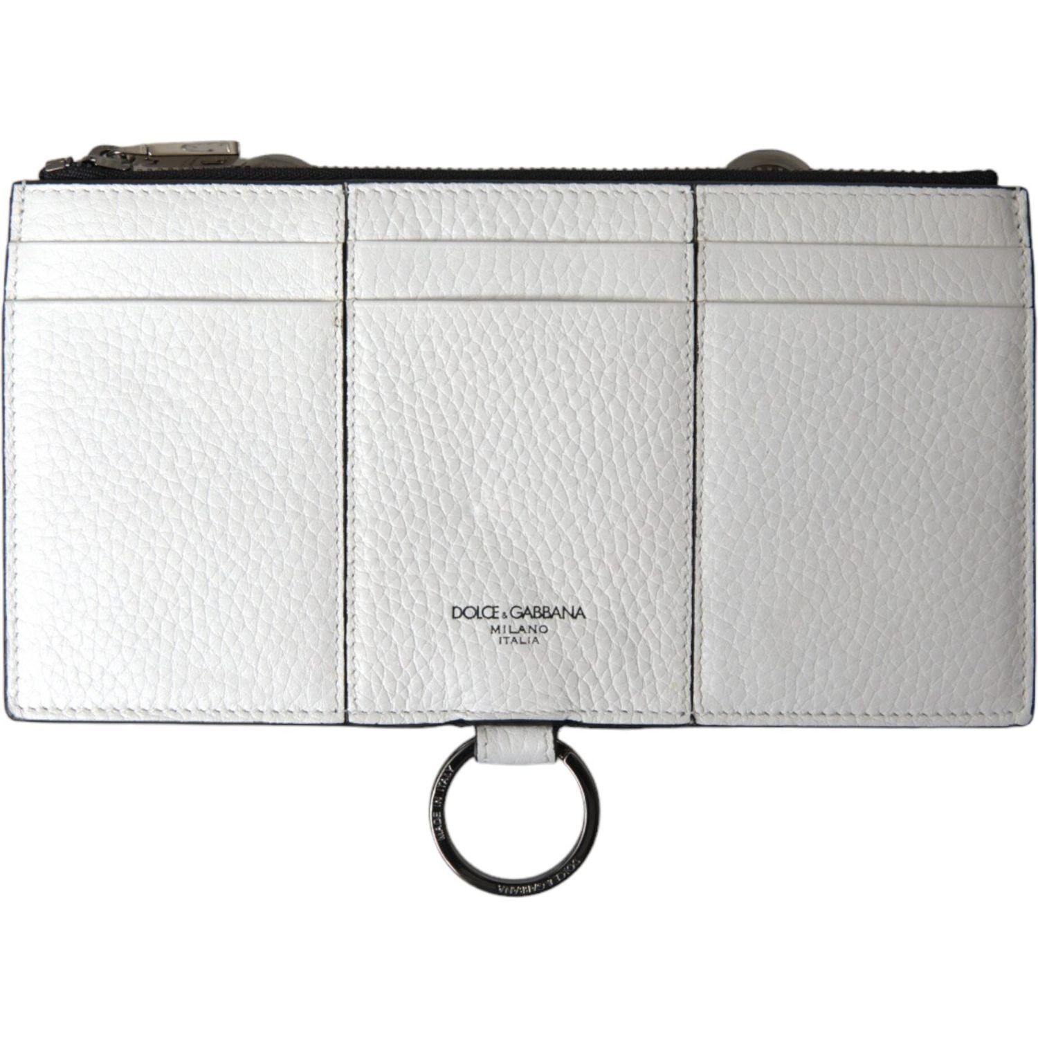 Front view with bag zipped and handles upright.