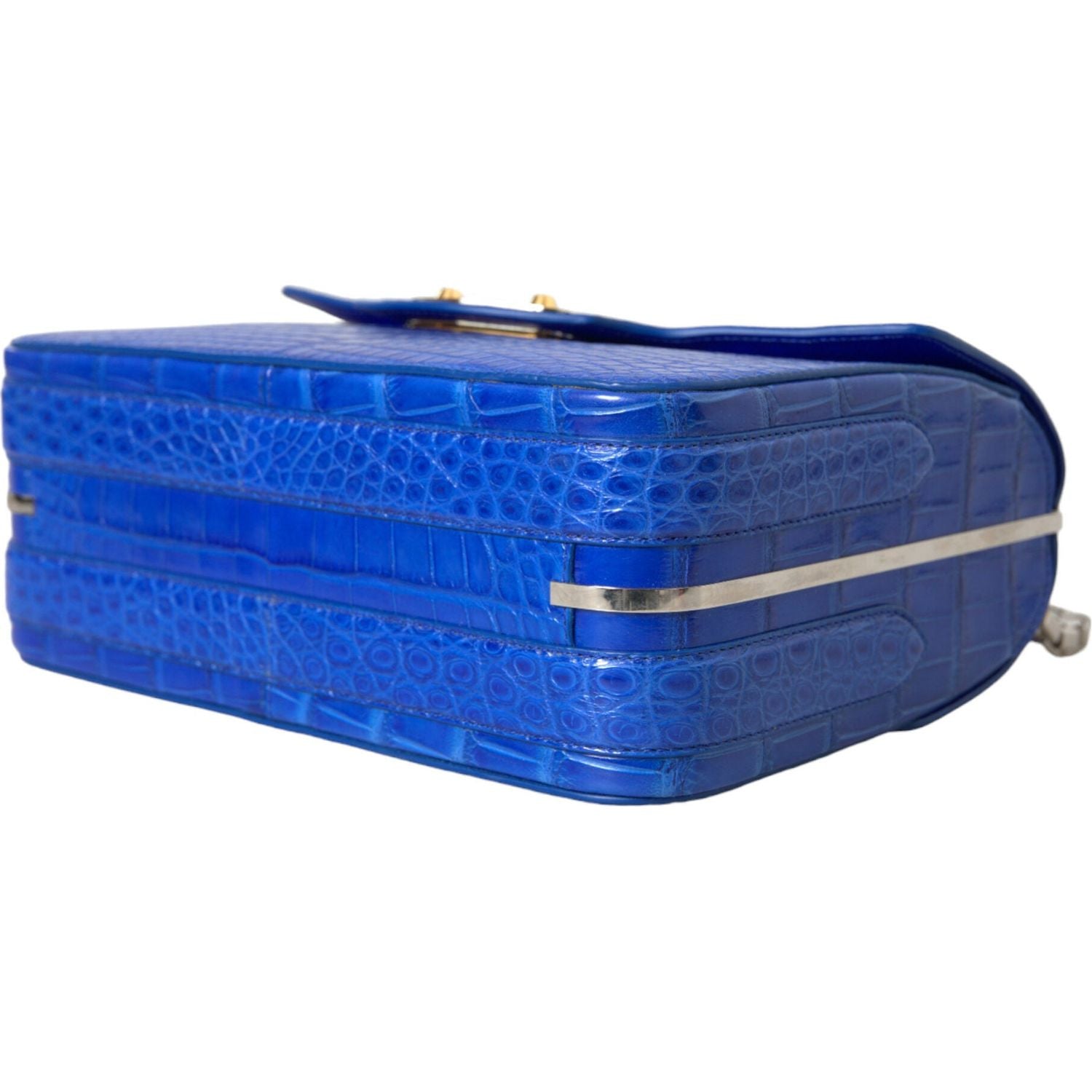 حقيبة كتف أنيقة من جلد التمساح من Balenciaga