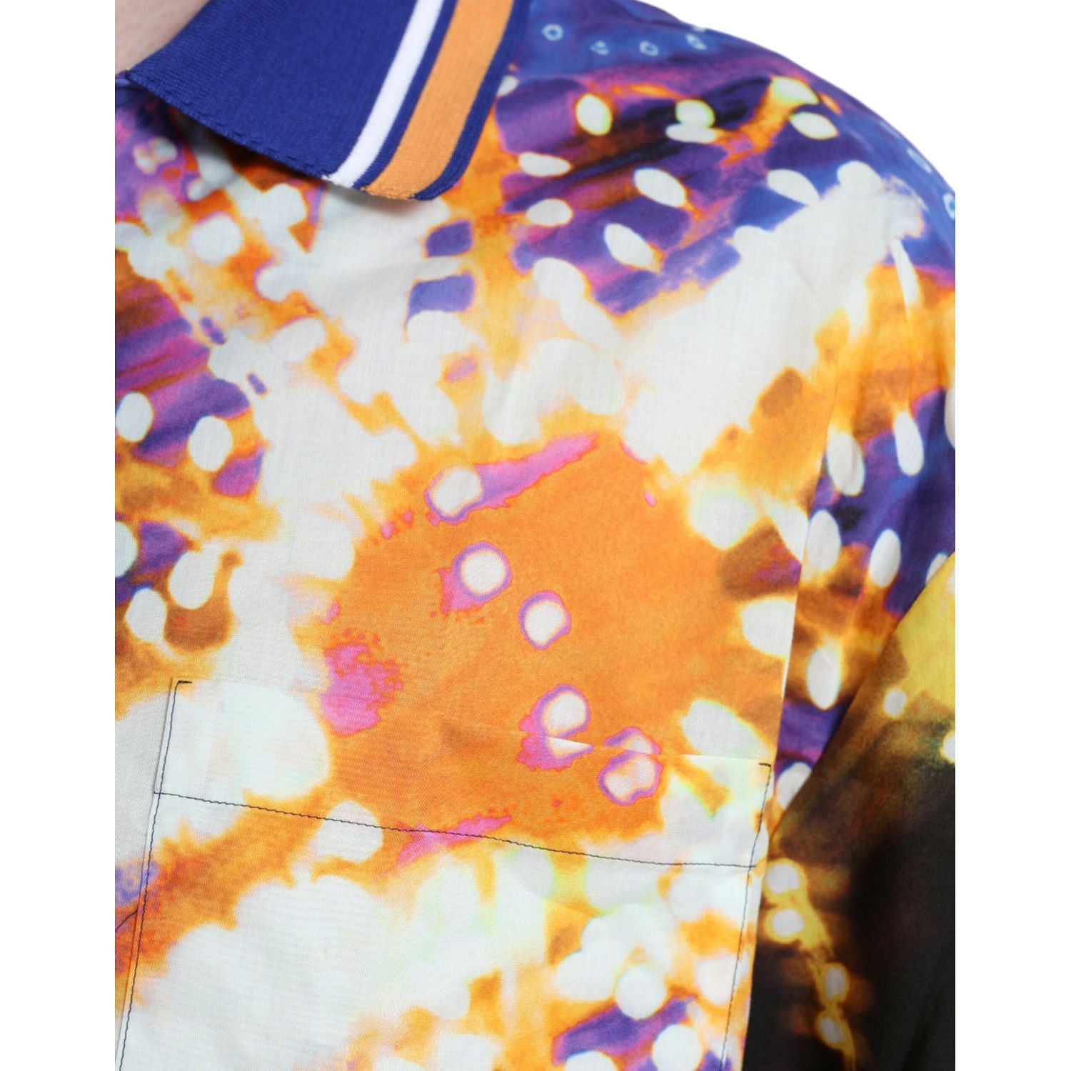 多色 Luminarie 印花棉质休闲衬衫