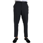 Dolce & Gabbana Blue Wool Men Skinny Dress Pants PAN75319-58