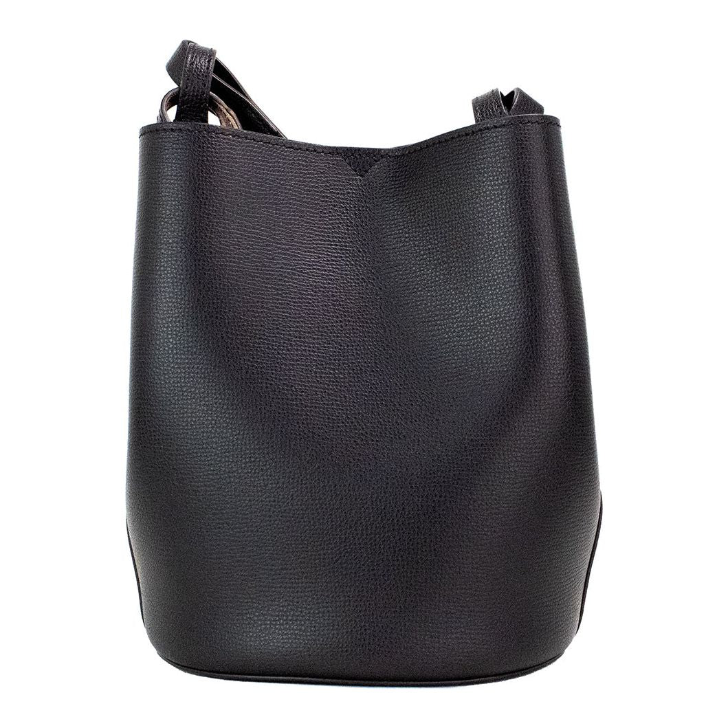 حقيبة يد صغيرة من الجلد من Burberry Lorne باللون الأسود بنقشة مربعات Haymarket