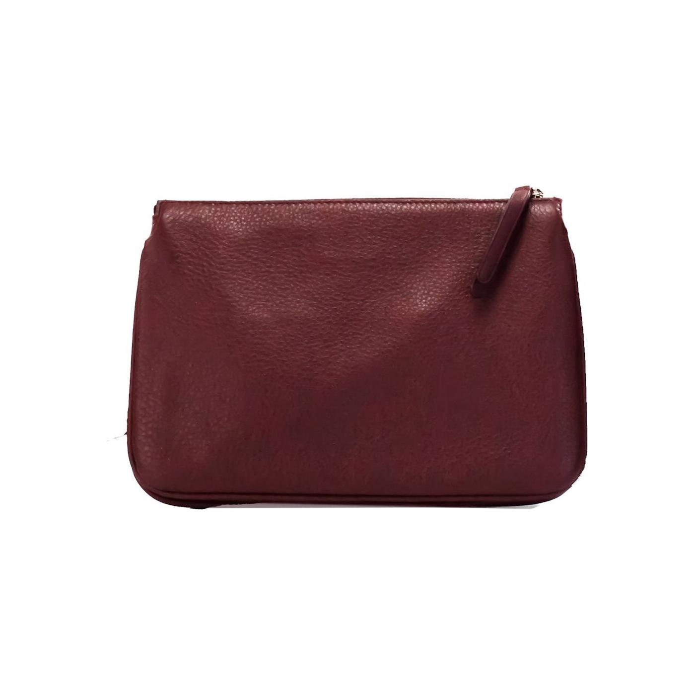 Jackson Cherrywood 皮革三层斜挎包手提包