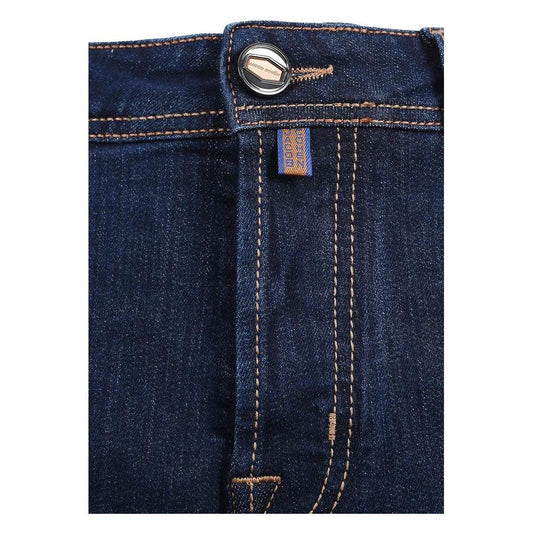 Jacob Cohen Blue Cotton Jeans & Pant JA-12915-W33