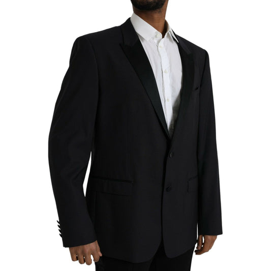 Dolce & Gabbana Blue MARTINI Single Breasted Coat Blazer JKT4026-58