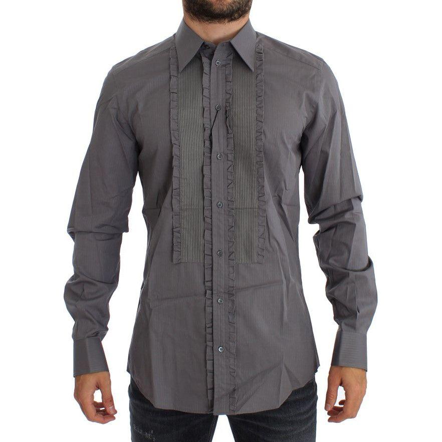 优雅修身棉质衬衫