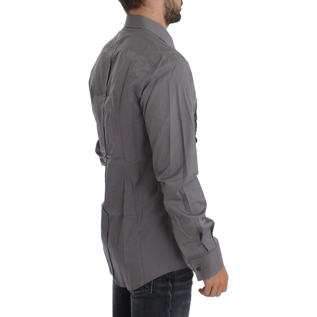 优雅修身棉质衬衫