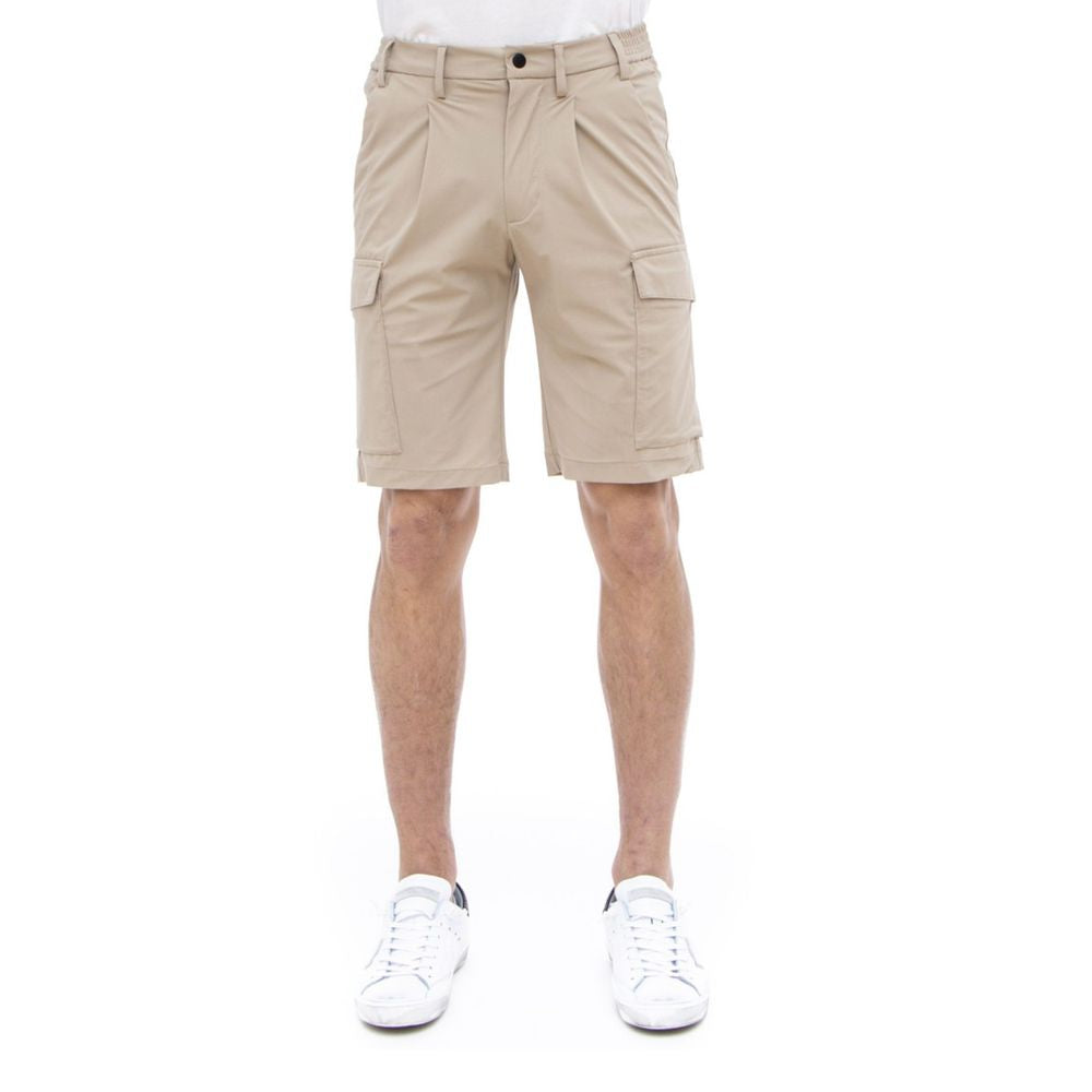 People Of Shibuya Beige Polyamide Short