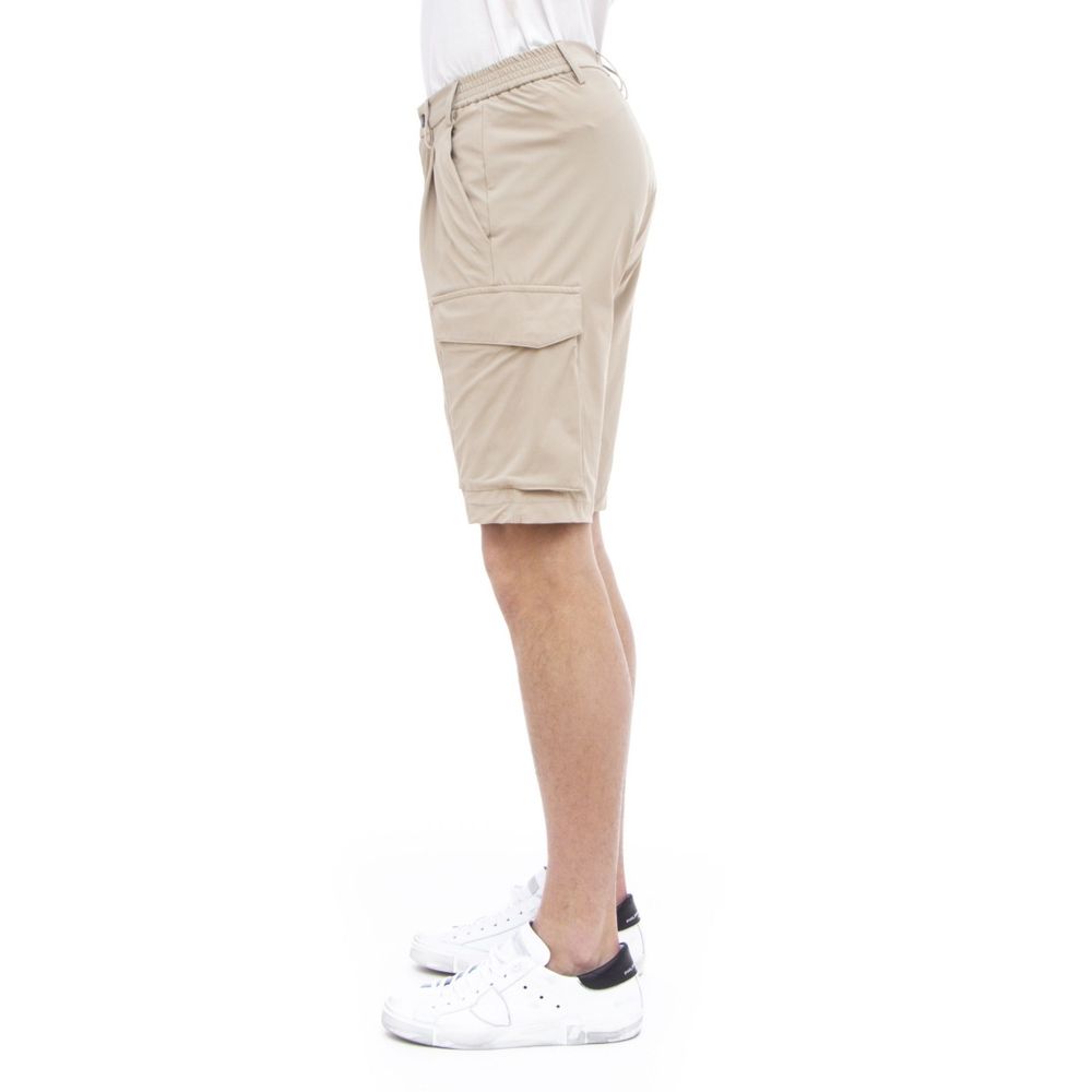 People Of Shibuya Beige Polyamide Short