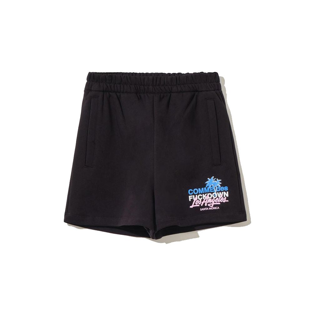 Comme Des Fuckdown Black Cotton Short