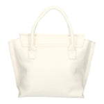 Plein Sport Elegant White Handbag With Magnetic Closure Plein Sport Beige