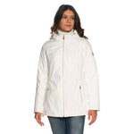 Yes Zee White Polyester Women's Jacket YE-7739-XS