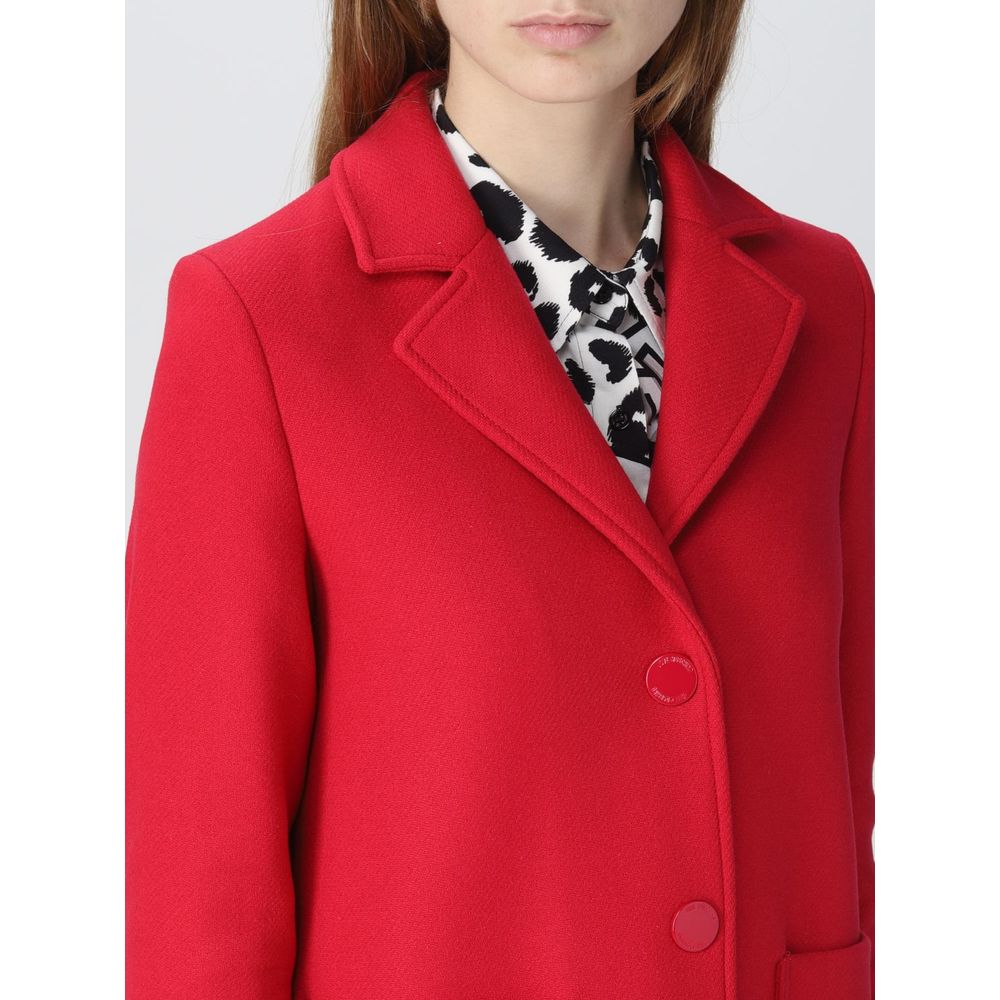 Love Moschino Red Wool Coat