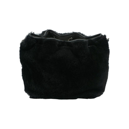 Jimmy Choo Black Leather Top Handle and Shoulder Bag