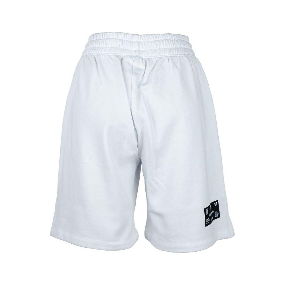Diego Venturino White Cotton Women Shorts Shorts