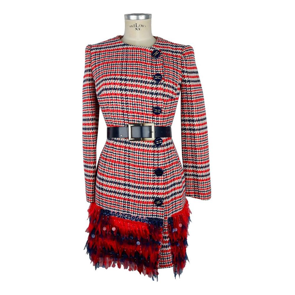 Elisabetta Franchi Red Cotton Dress