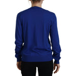 Dsquared² Blue Long Sleeve Crew Neck Casual Sweater TSH83425-38