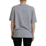 Dsquared² Gray Logo Cotton Crewneck Short Sleeve Tee T-shirt