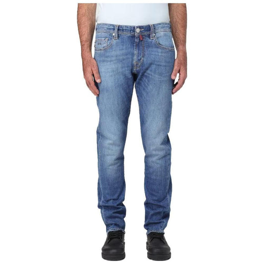 Tramarossa Blue Cotton Men's Jeans TR-13007-W32