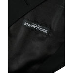 Dolce & Gabbana Black Wool Waistcoat Dress Formal Vest TSH851979-50