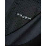 Dolce & Gabbana Black Wool Waistcoat Dress Formal Vest TSH851989-48