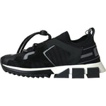 Dolce & Gabbana Black Mesh Sorrento Trekking Sneakers Shoes