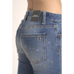 Dsquared² Blue Mid Waist Cropped Twiggy Denim Jeans Dsquared² Dim Gray
