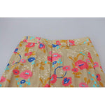 Dsquared² Beige Floral High Waist Straight Pants PAN74499-38