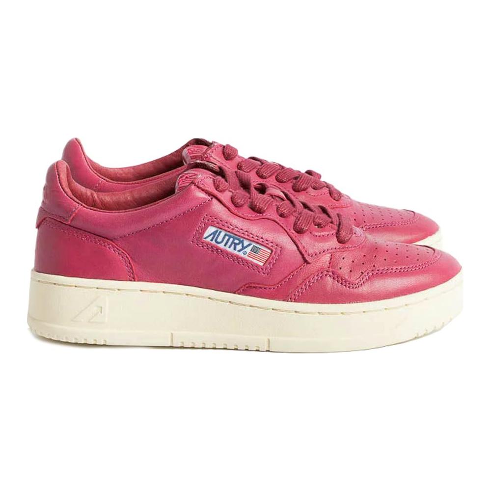 Autry Fuchsia Goatskin Women Sneaker AU-13016-IT38|XS