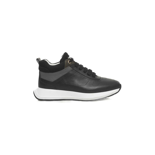 Cerruti 1881 Black Cowhide Women Sneaker CE-24519-EU36/US6