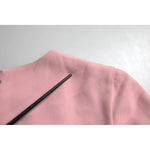 Dolce & Gabbana Pink A-line Flare Viscose Short Sleeves Dress