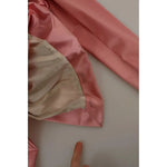 Dolce & Gabbana Pink Long Sleeves Bodycon Sheath Midi Dress