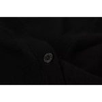 Dolce & Gabbana Black Wool Knit Button Down Cardigan Sweater