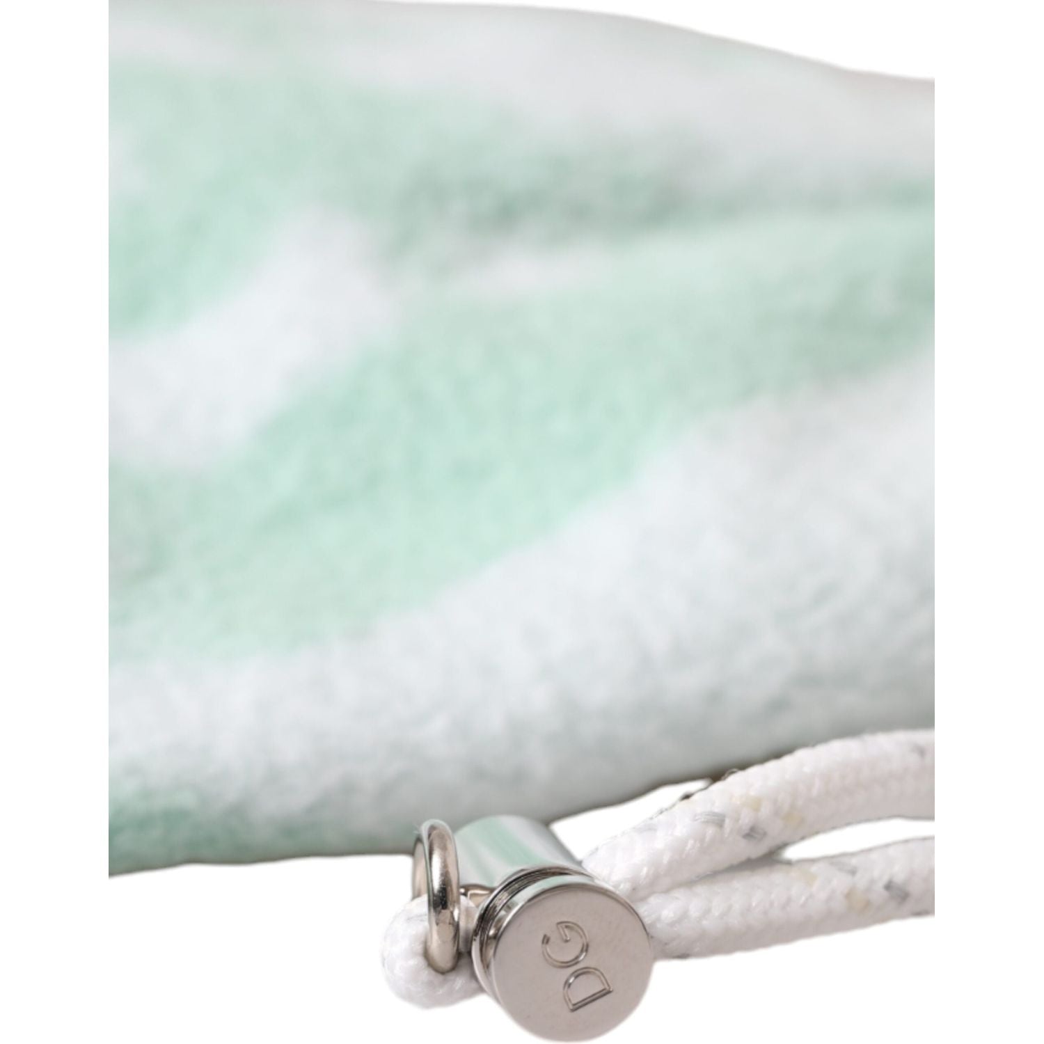 قفازات دولتشي آند غابانا المصنوعة من النايلون والصوف باللون الأبيض بطول المعصم