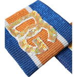 Dolce & Gabbana Multicolor Logo Sequin Viscose Wristband LB30153