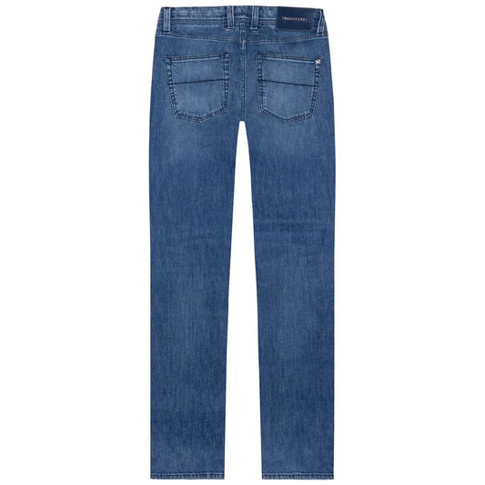 Tramarossa Blue Cotton Men's Jean TR-13005-W30