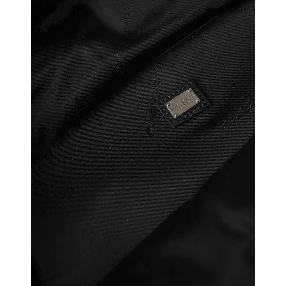 حقيبة ظهر رجالية من النايلون باللون الأزرق من دولتشي آند غابانا #DGFamily Patch