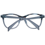 Maje Gray Women Glasses Frame, full-rim trapezium style, acetate material, demo lenses, with branded case included.