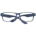BMW Gray Men Glasses Frame in grey plastic, rectangle style, full-rim