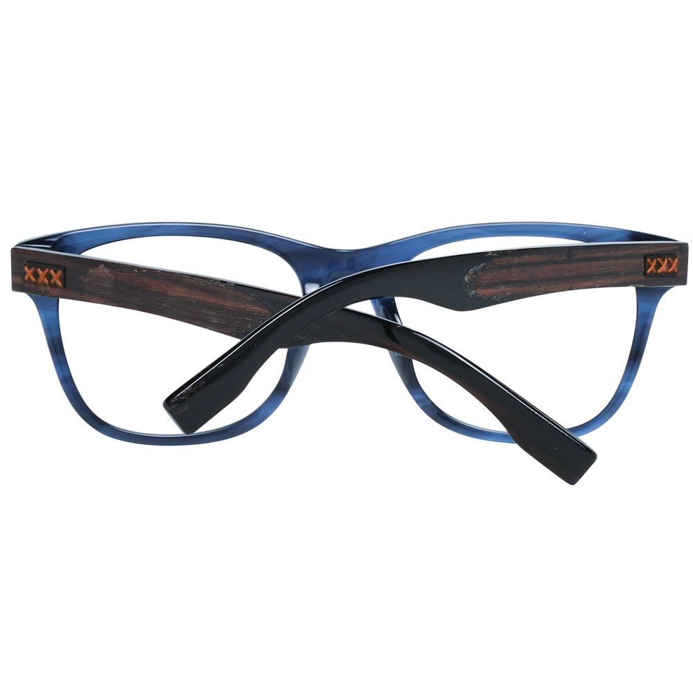 Ermenegildo Zegna Blue Plastic Glasses (Frames)