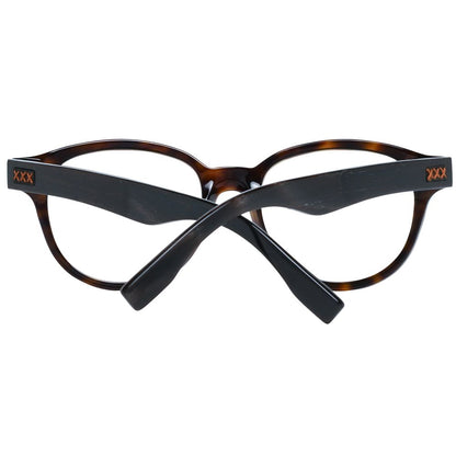 Ermenegildo Zegna Brown Plastic Glasses (Frames)