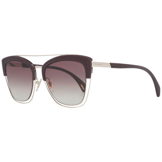 Police Rose Gold Women Sunglasses Police Dim Gray