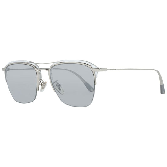 Police Silver Men Sunglasses Police Gray