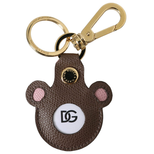 Dolce & Gabbana Multicolor Dauphine Calfskin DG Logo Keyring Keychain SMY10335