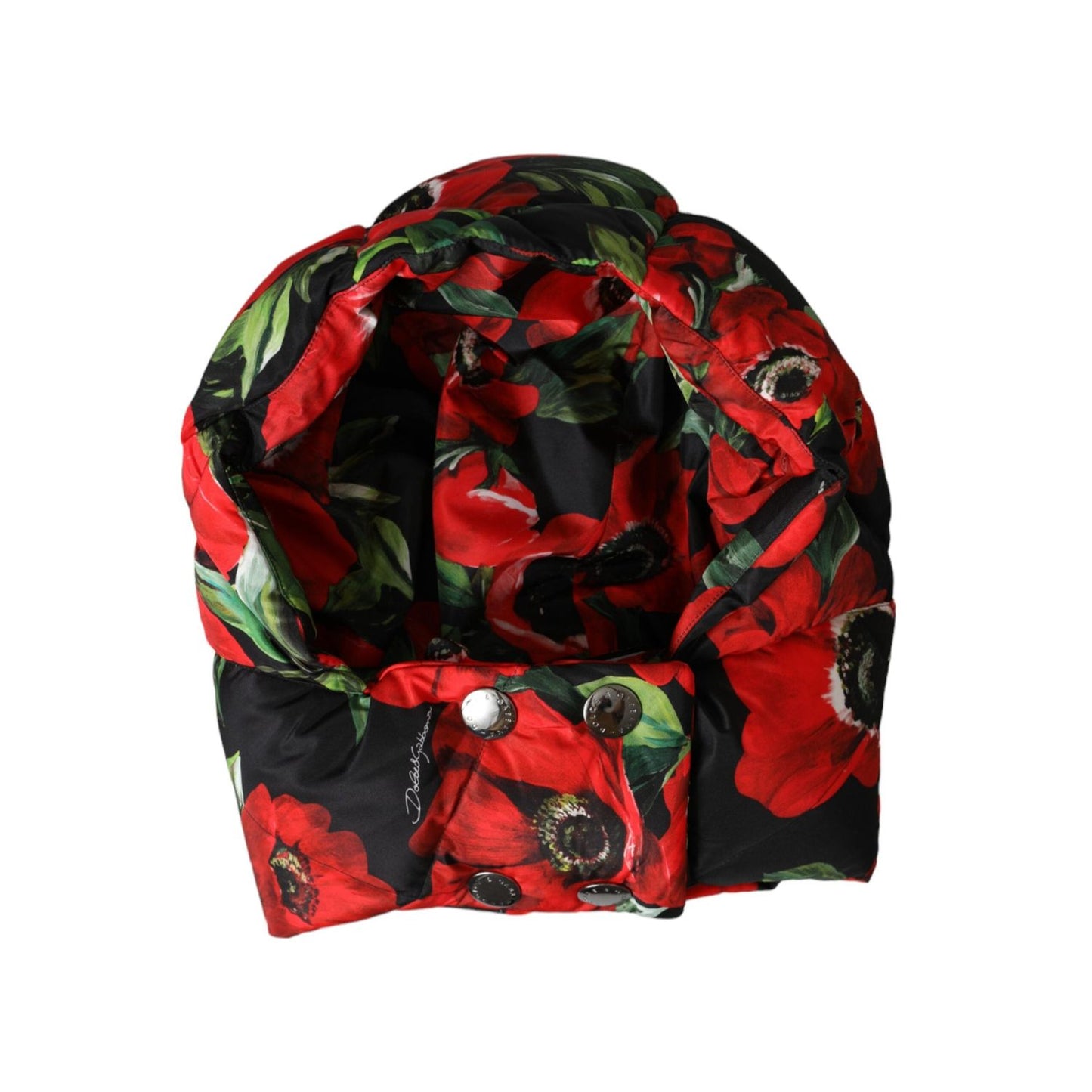 Dolce & Gabbana Multicolor Anemone Whole Head Wrap Hat HAT9628